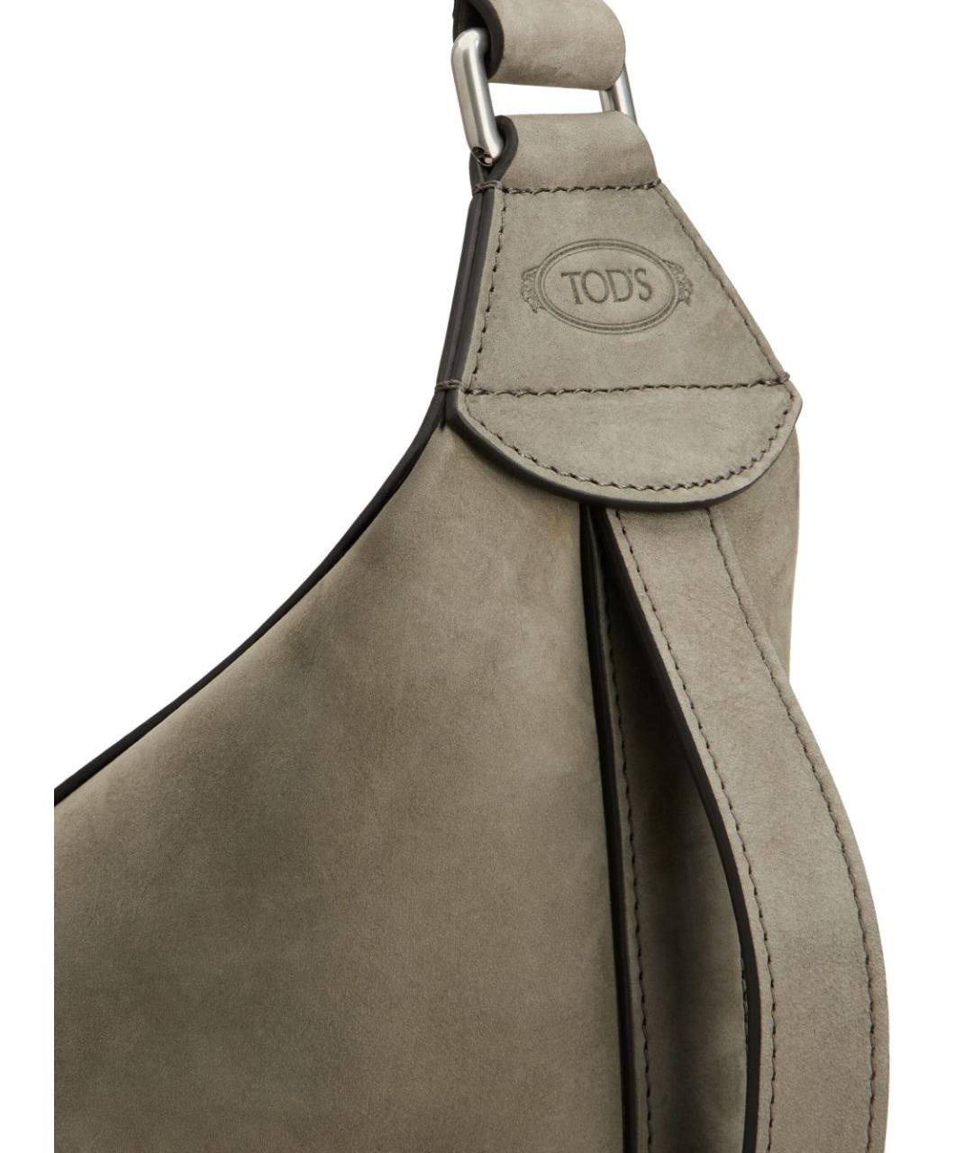 TOD'S Серая сумка тоут, фото 2