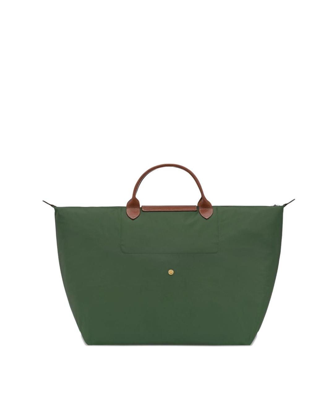 LONGCHAMP Зеленая сумка тоут, фото 3