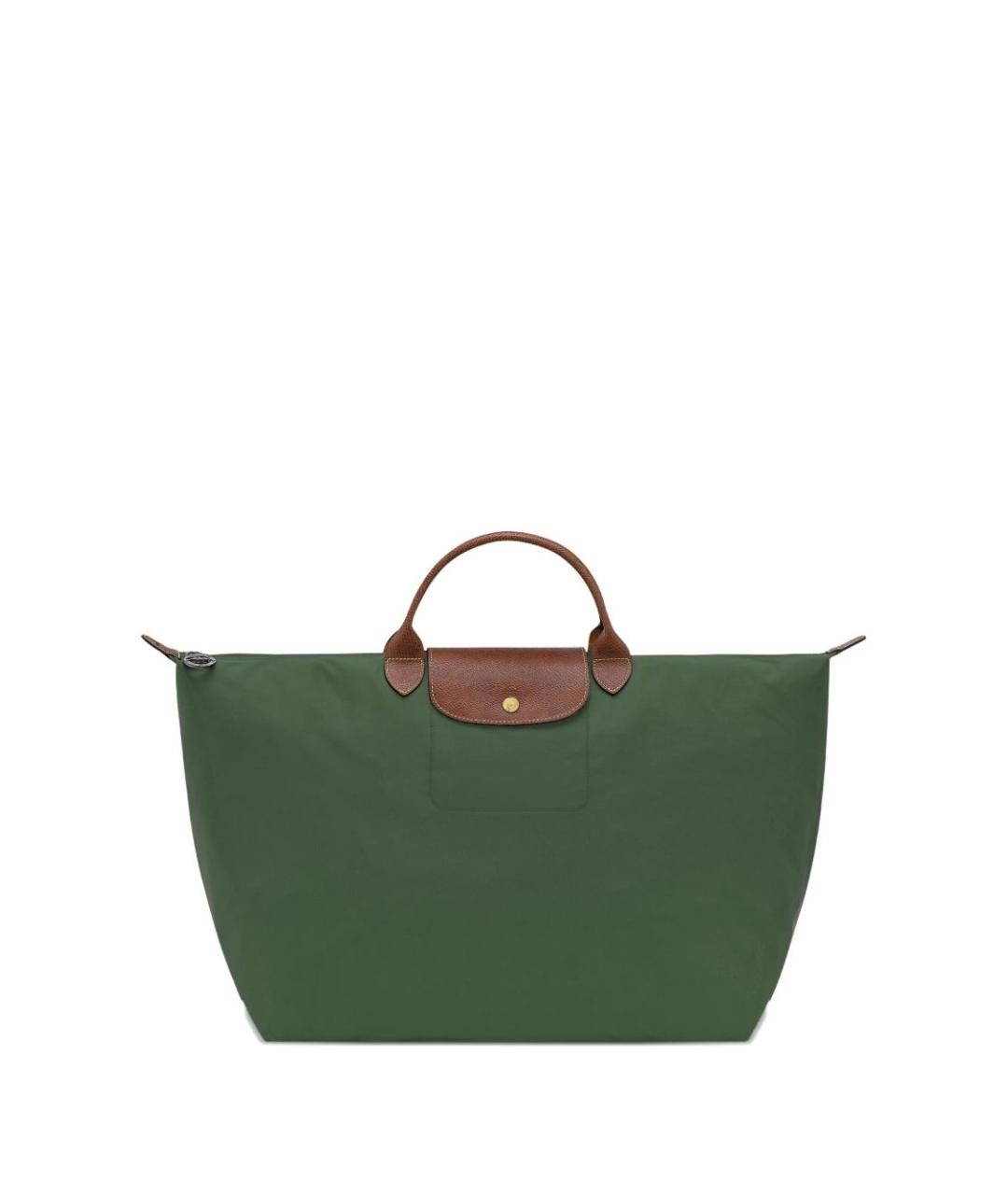 LONGCHAMP Зеленая сумка тоут, фото 1