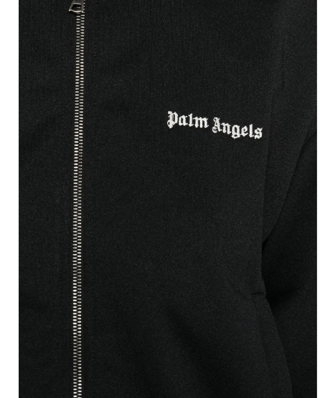 PALM ANGELS Черная полиэстеровая куртка, фото 2