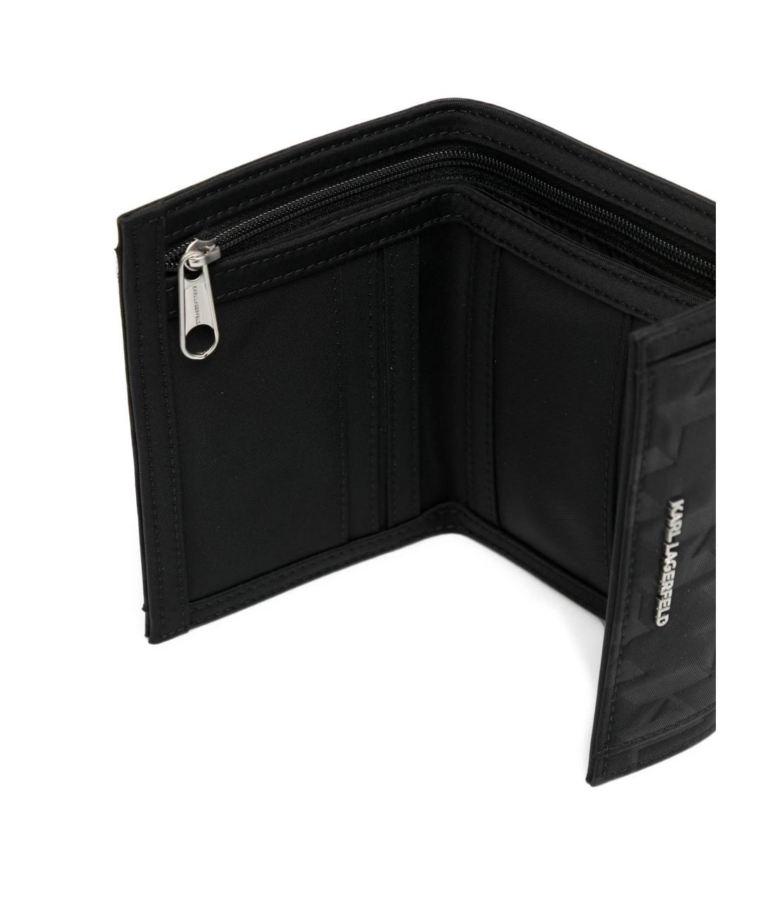 KARL LAGERFELD Черный кошелек, фото 3