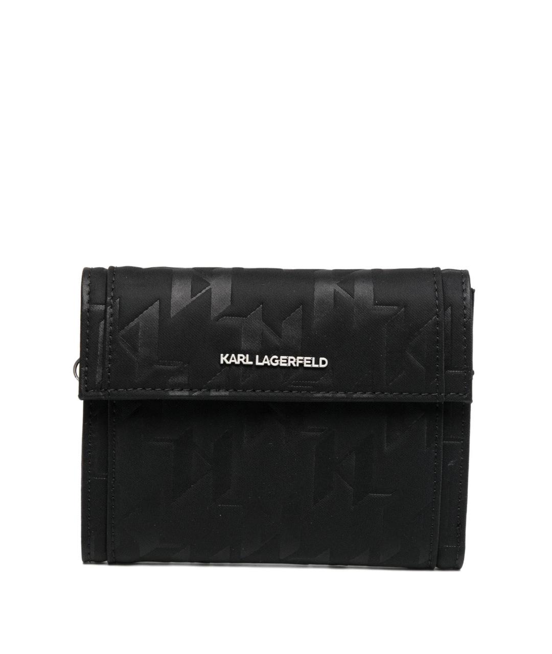 KARL LAGERFELD Черный кошелек, фото 1