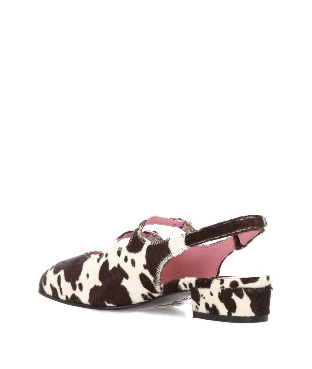 CAREL Коричневые кожаные сандалии, фото 3