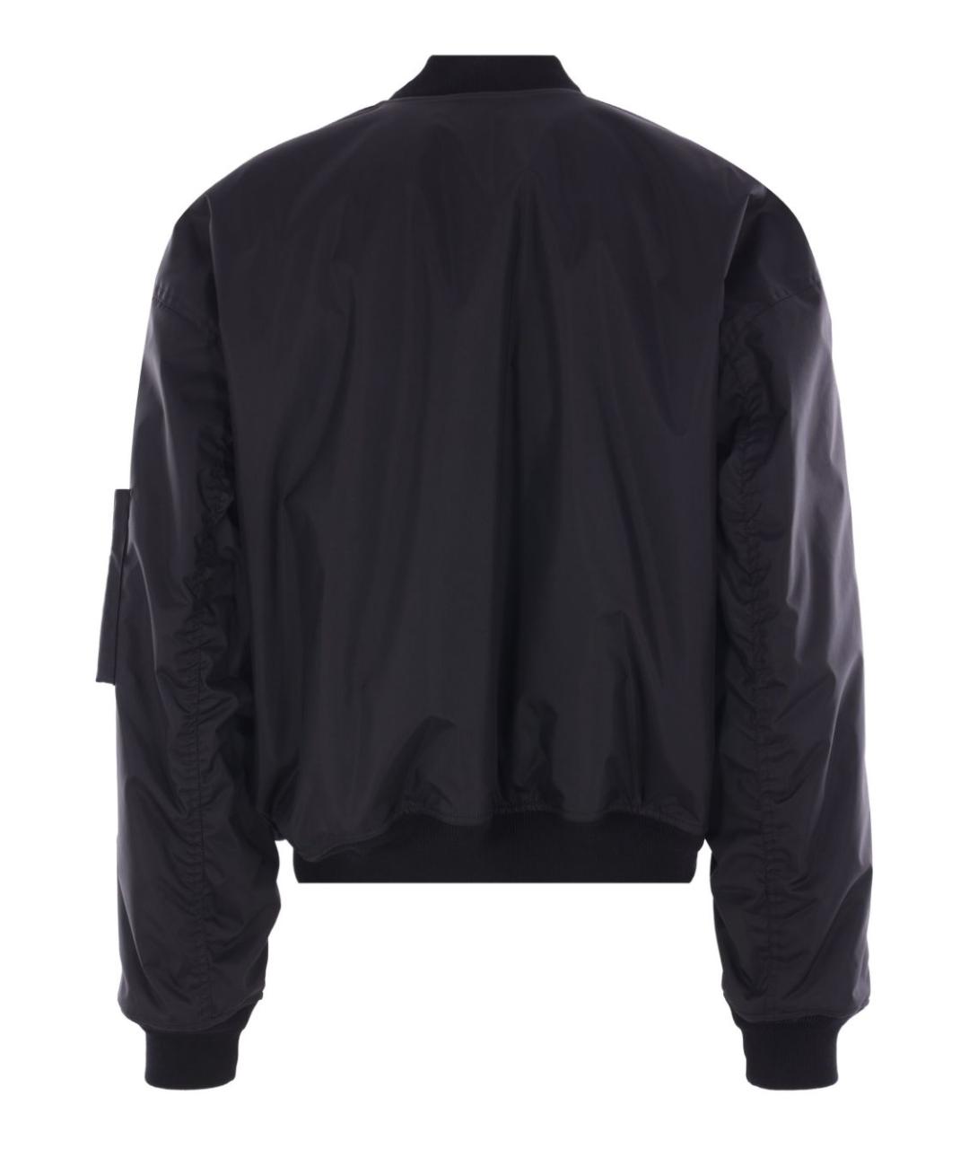 BALENCIAGA Черная полиамидовая куртка, фото 4