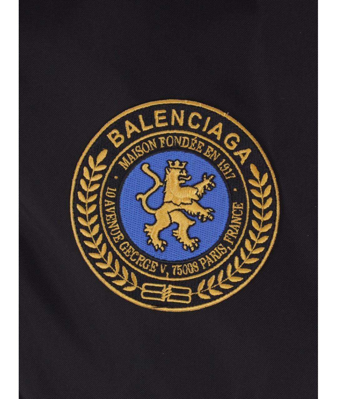 BALENCIAGA Черная полиамидовая куртка, фото 2