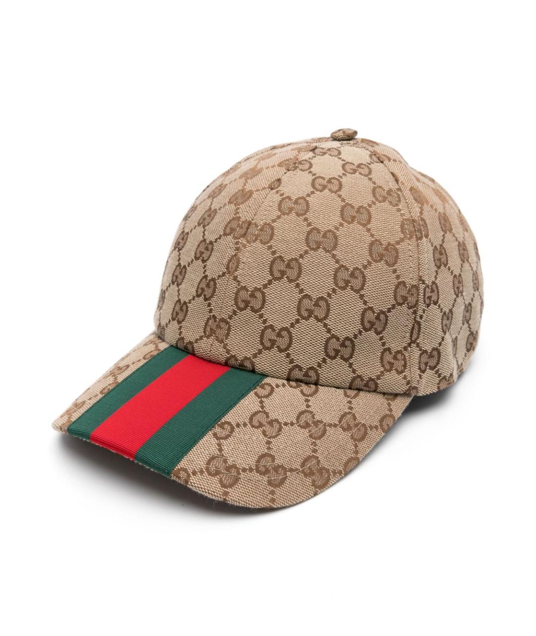 GUCCI Бежевая кепка/бейсболка, фото 1