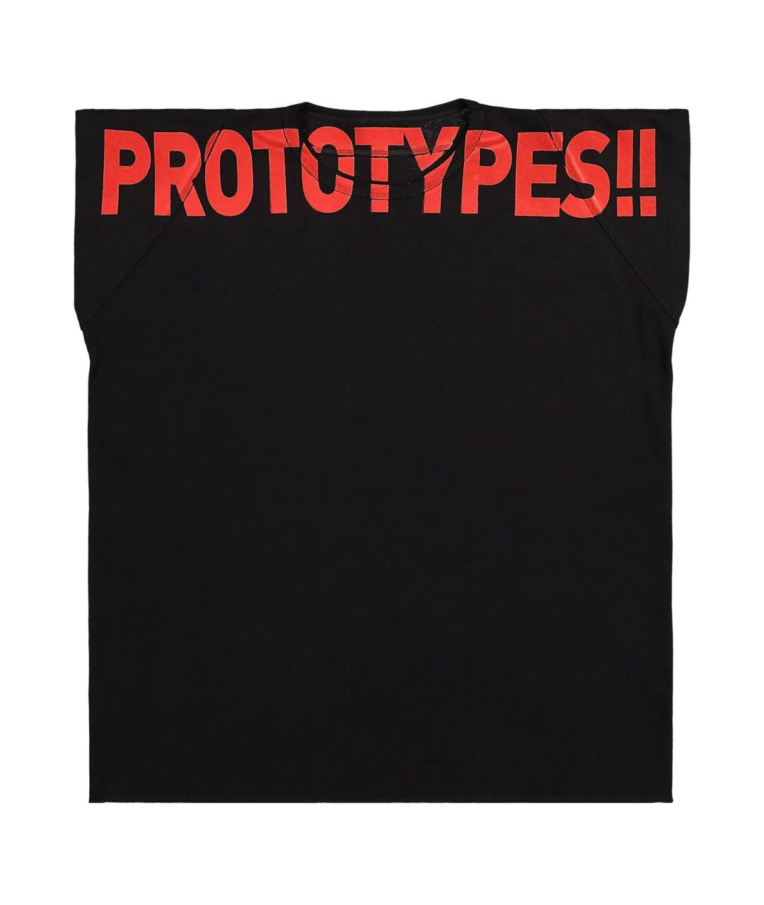 PROTOTYPES Черная хлопковая футболка, фото 1