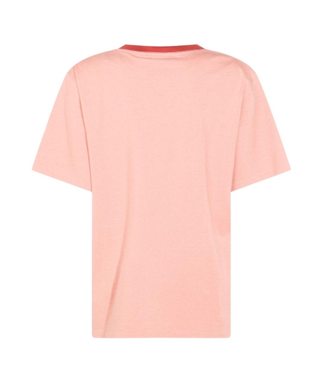CHLOE Розовая хлопковая футболка, фото 3