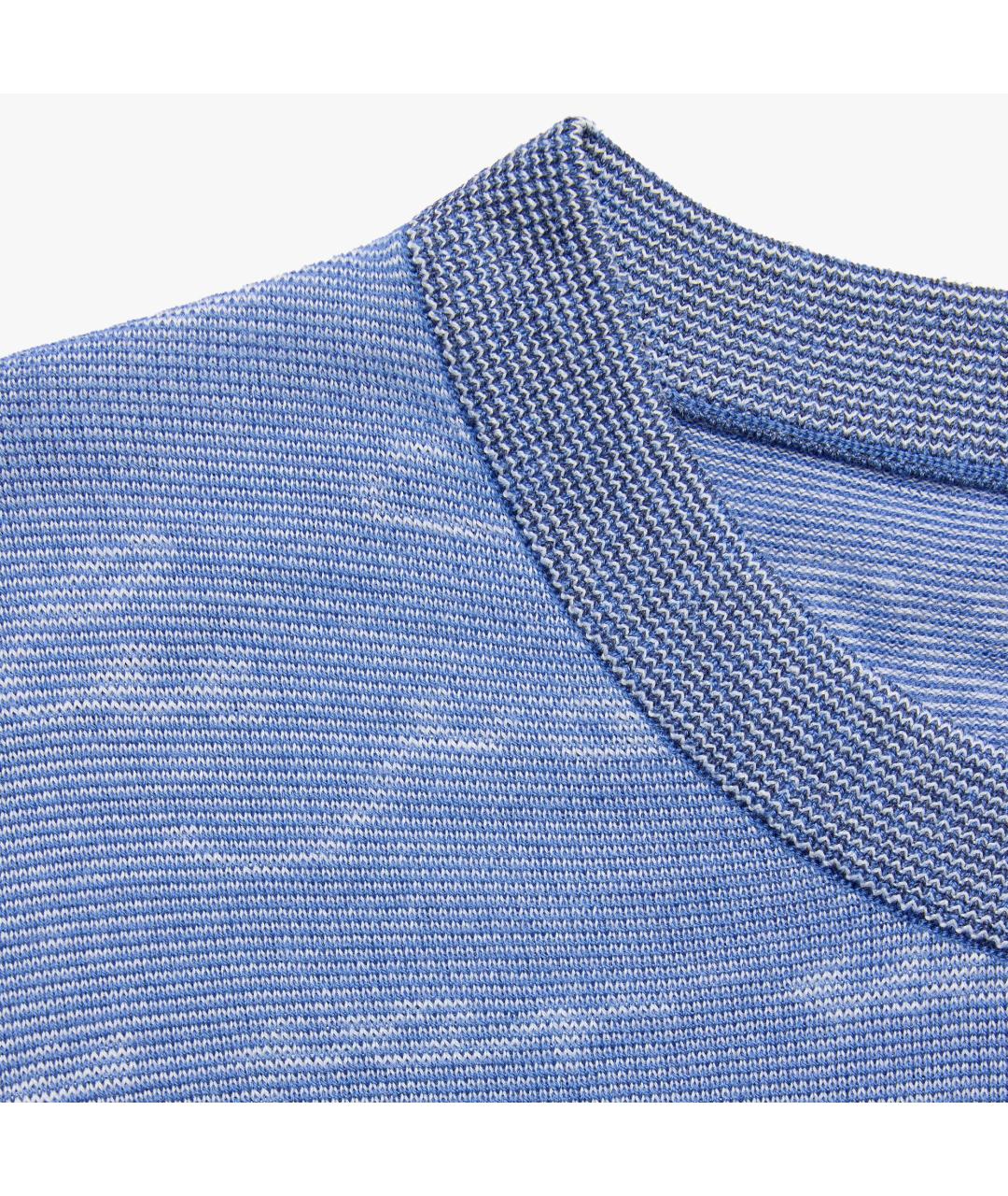 BERLUTI Синий хлопковый джемпер / свитер, фото 2