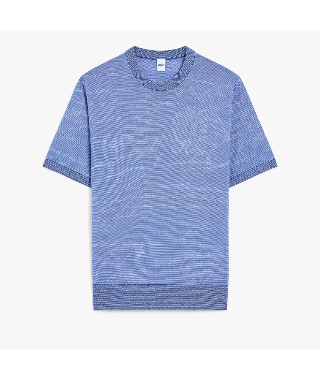 BERLUTI Синий хлопковый джемпер / свитер, фото 3