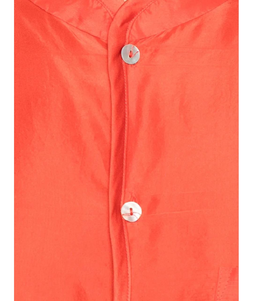 FORTE FORTE Оранжевая шелковая рубашка, фото 2