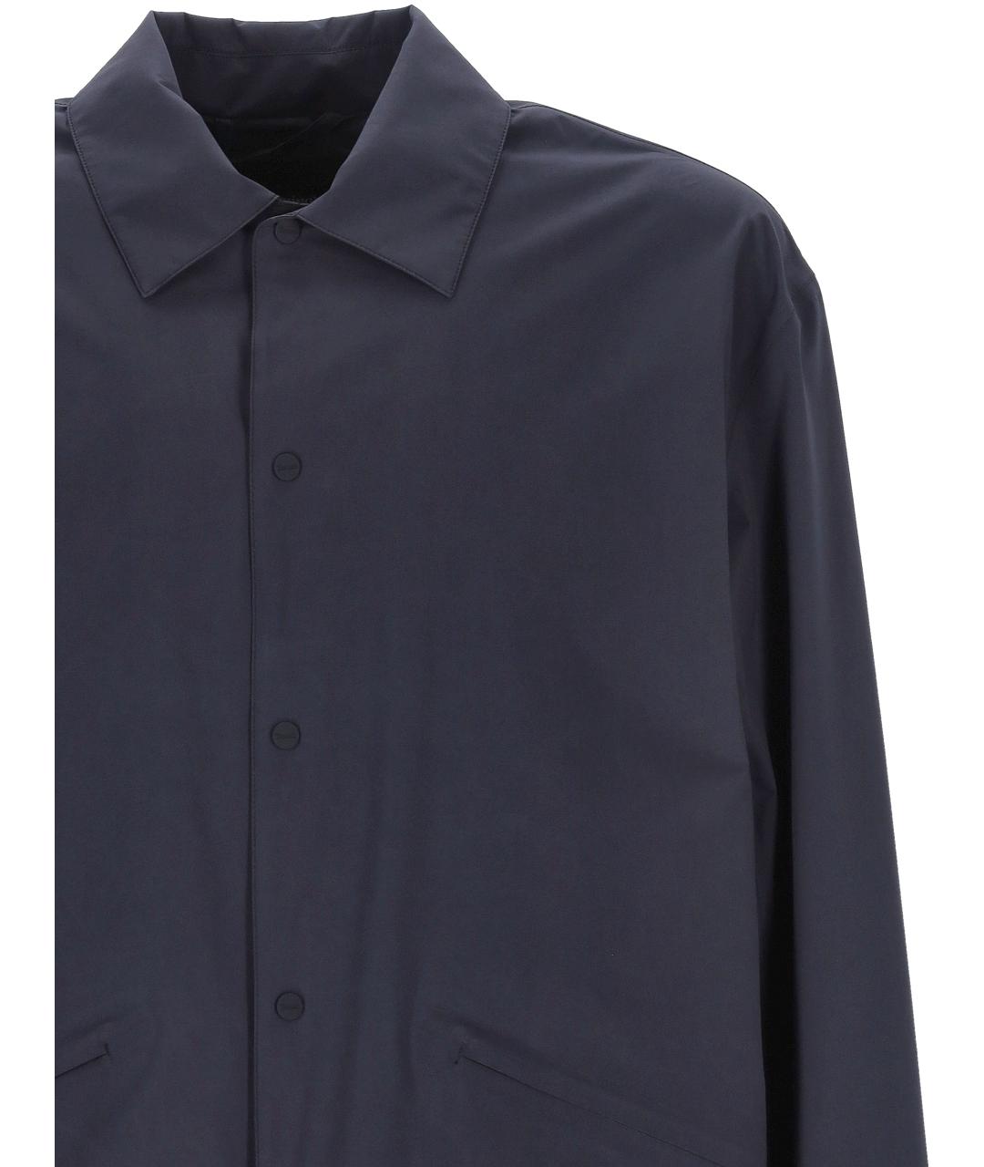 HERNO Синяя полиамидовая куртка, фото 2