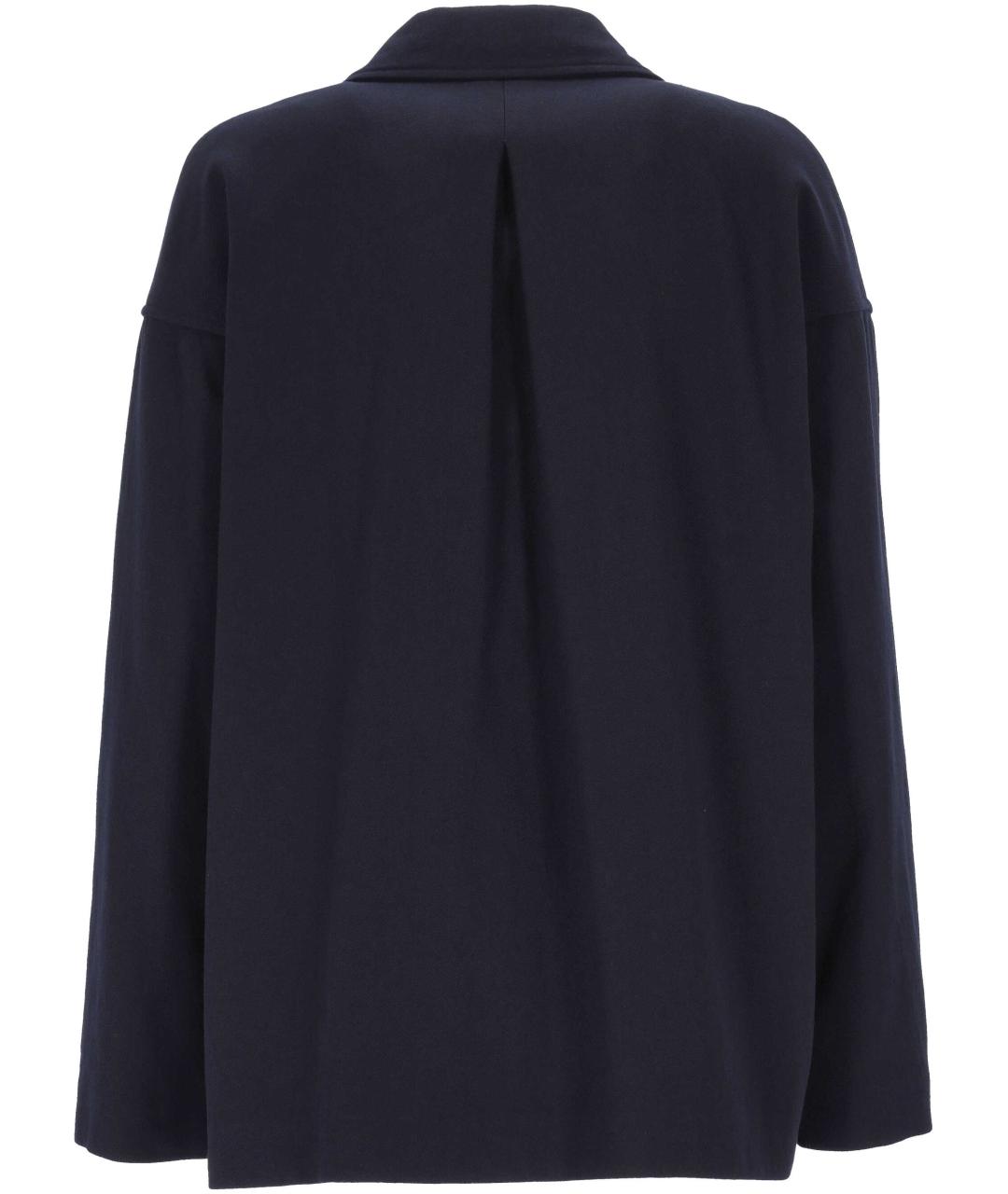 FORTE FORTE Синий хлопковый жакет/пиджак, фото 3