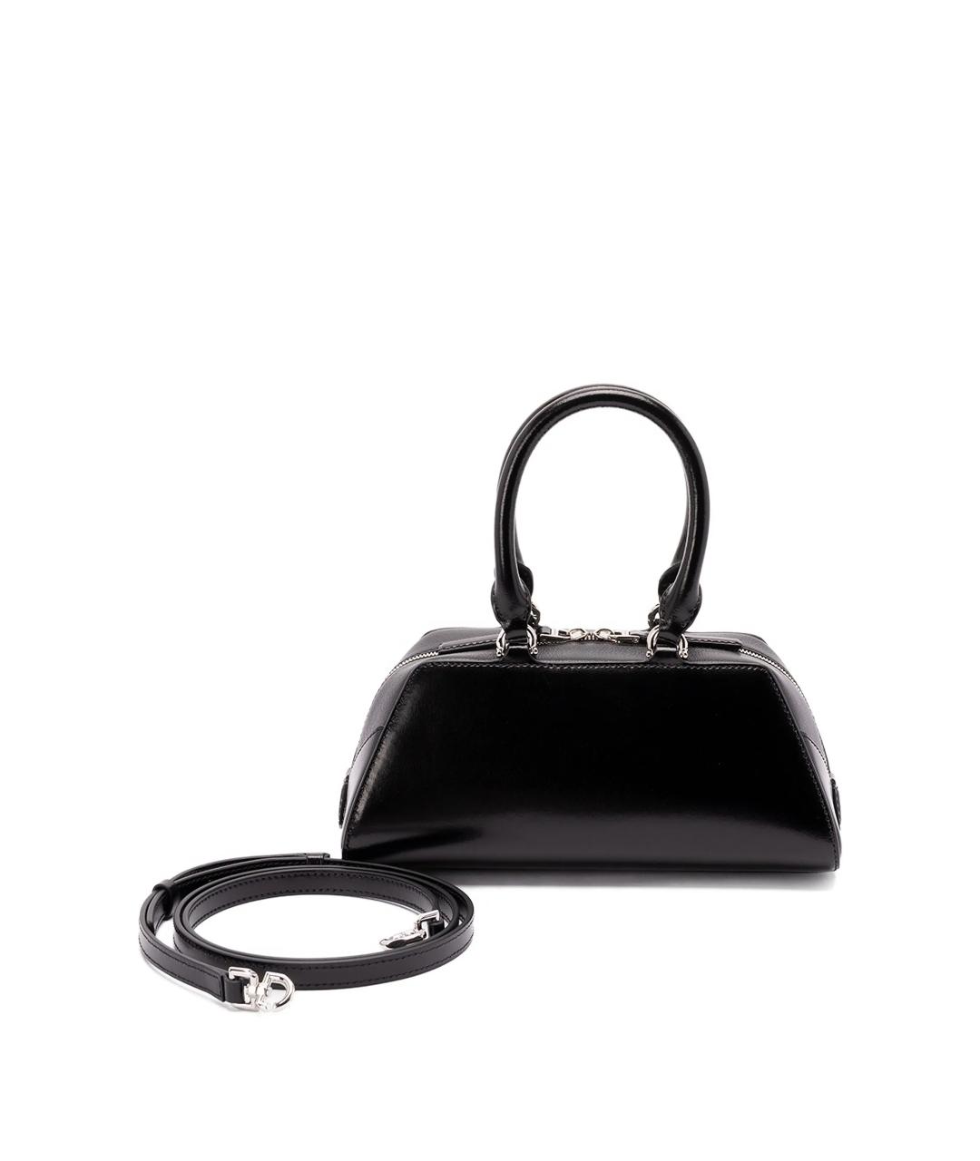 GIVENCHY Черная кожаная сумка тоут, фото 3