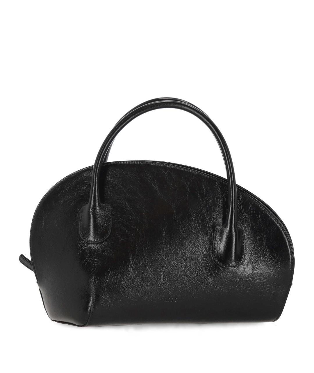 rodo Черная кожаная сумка с короткими ручками, фото 1