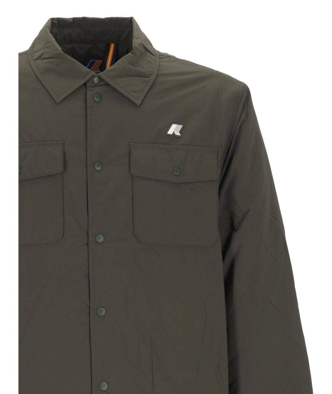 K-WAY Зеленая полиэстеровая куртка, фото 2