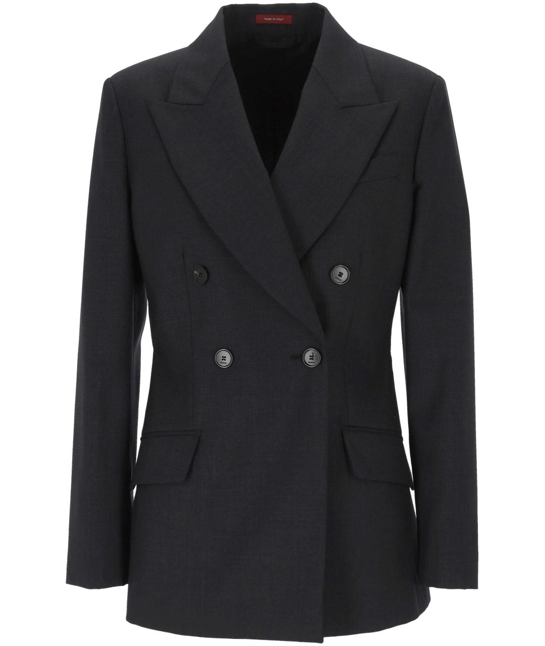 GUCCI Серый шерстяной жакет/пиджак, фото 1