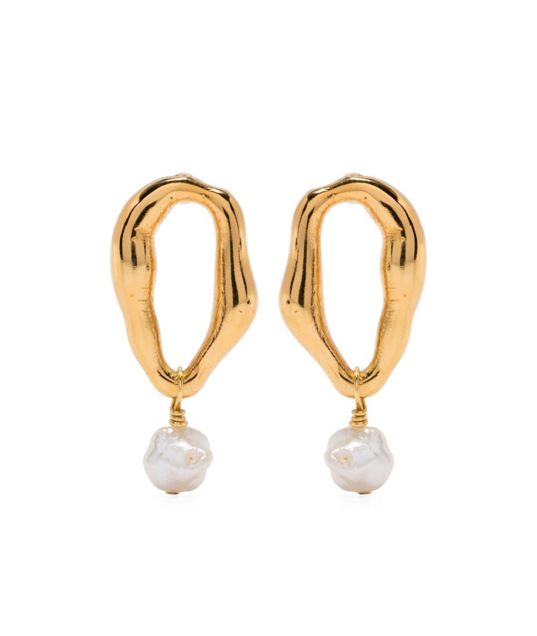 FORTE FORTE Золотые металлические серьги, фото 1