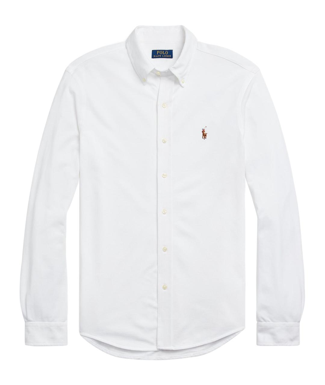 POLO RALPH LAUREN Белая хлопковая кэжуал рубашка, фото 1