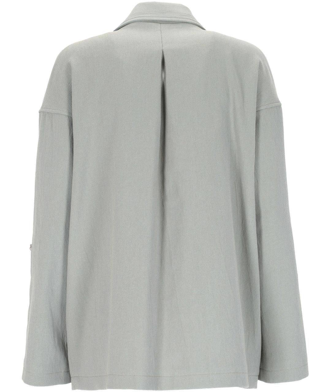 FORTE FORTE Серый хлопковый жакет/пиджак, фото 3