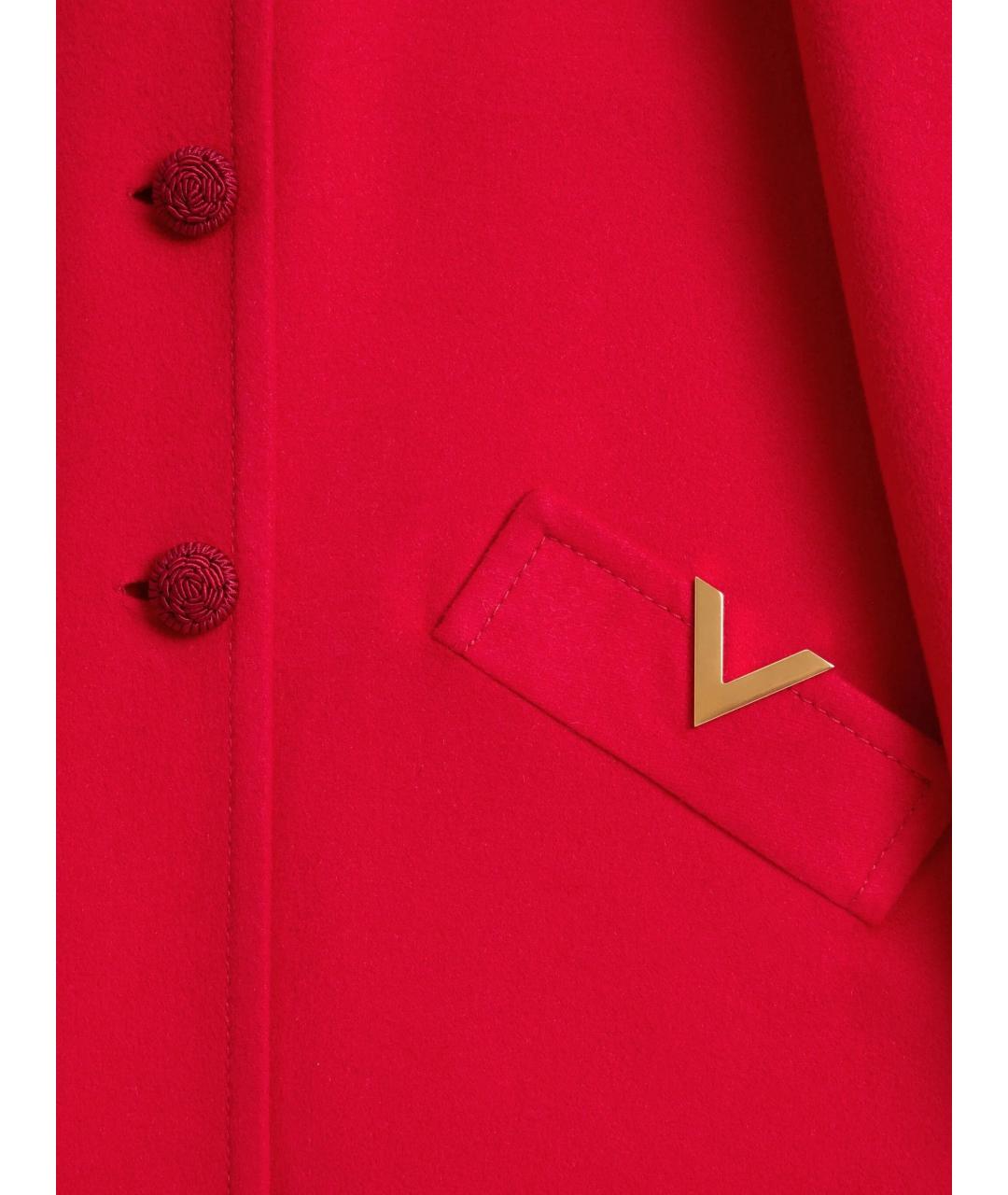 VALENTINO Красное кашемировое пальто, фото 2
