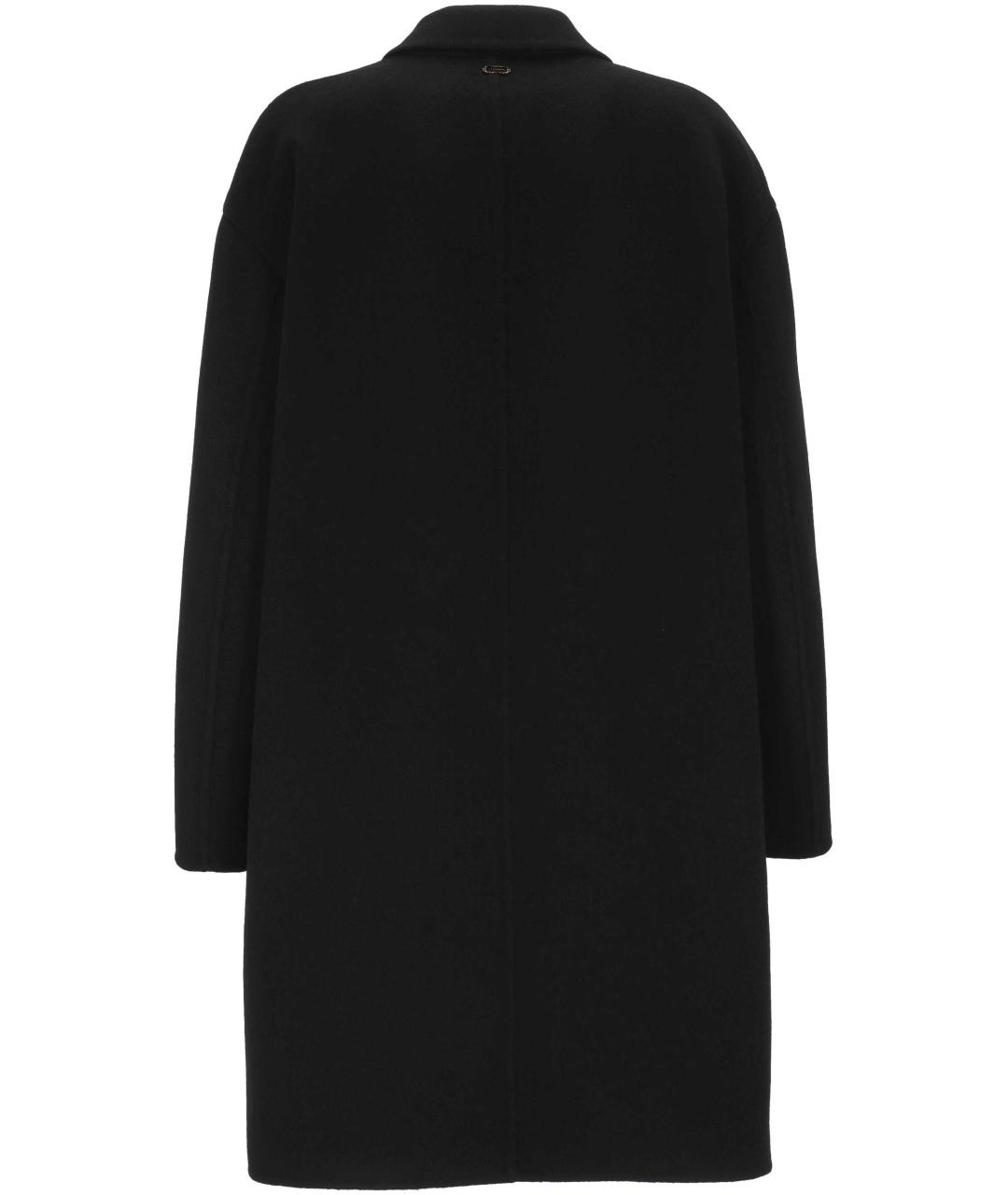 AGNONA Черное шерстяное пальто, фото 3