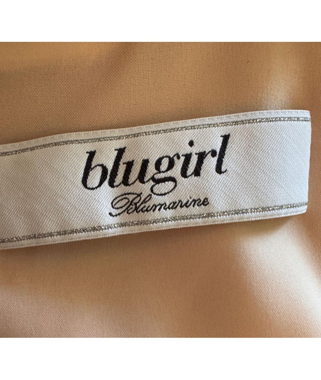 BLUGIRL Розовое вискозное коктейльное платье, фото 5