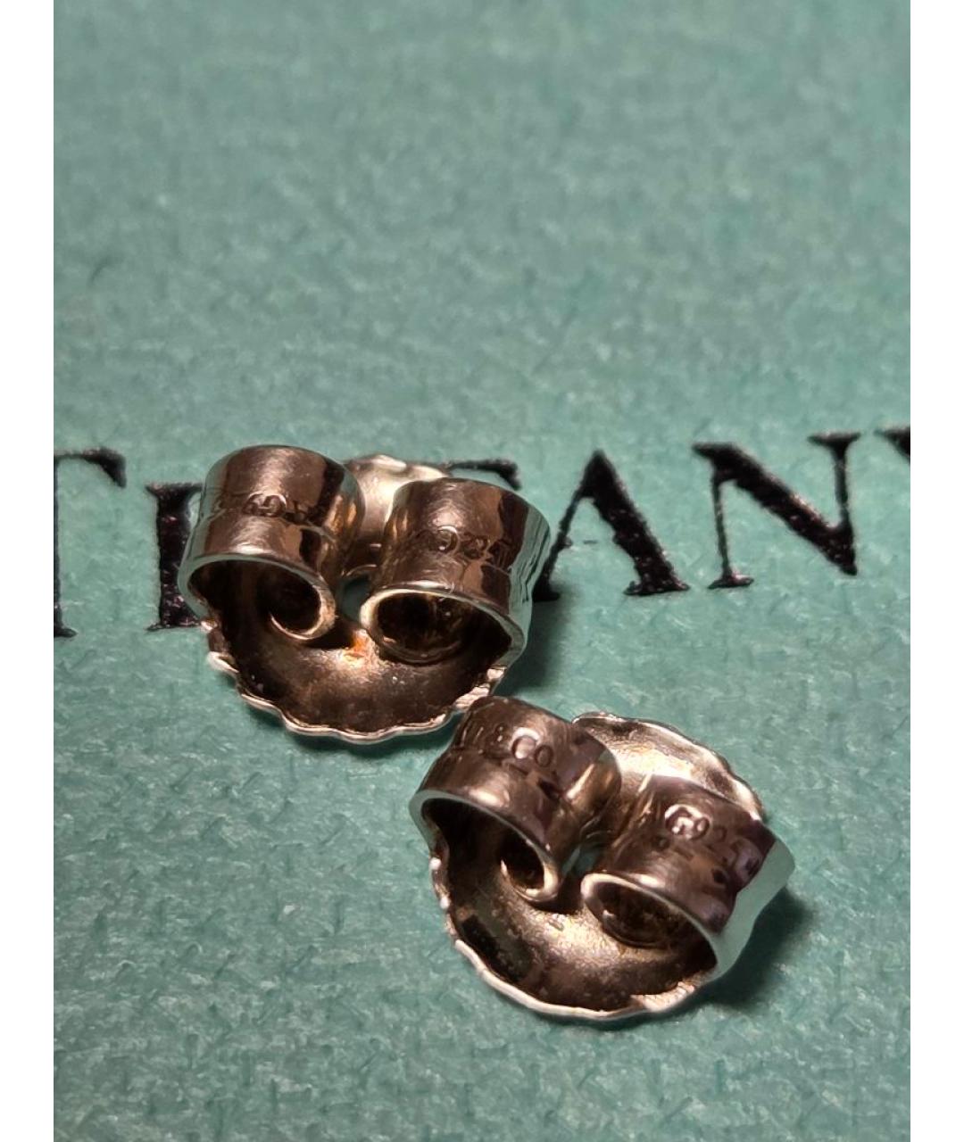 TIFFANY&CO Фиолетовые серебряные серьги, фото 2