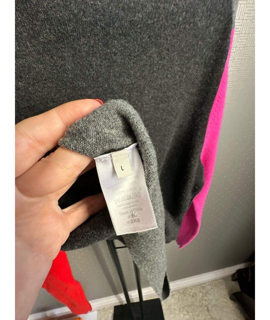 CELINE Мульти шерстяной джемпер / свитер, фото 4