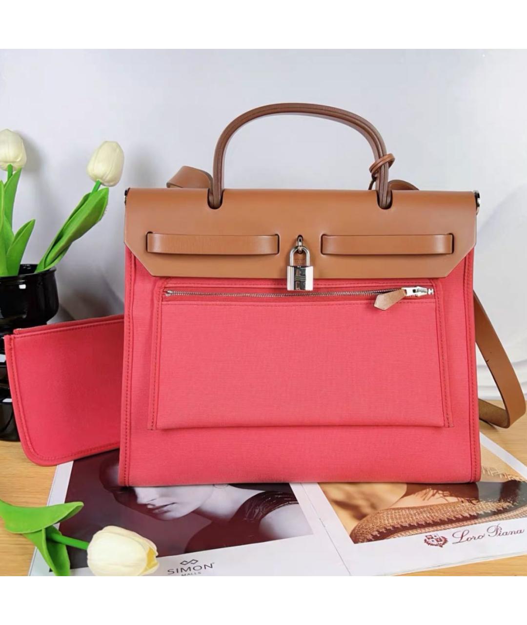 HERMES Кожаная сумка с короткими ручками, фото 2