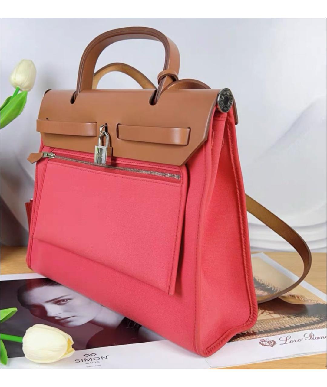 HERMES Кожаная сумка с короткими ручками, фото 3