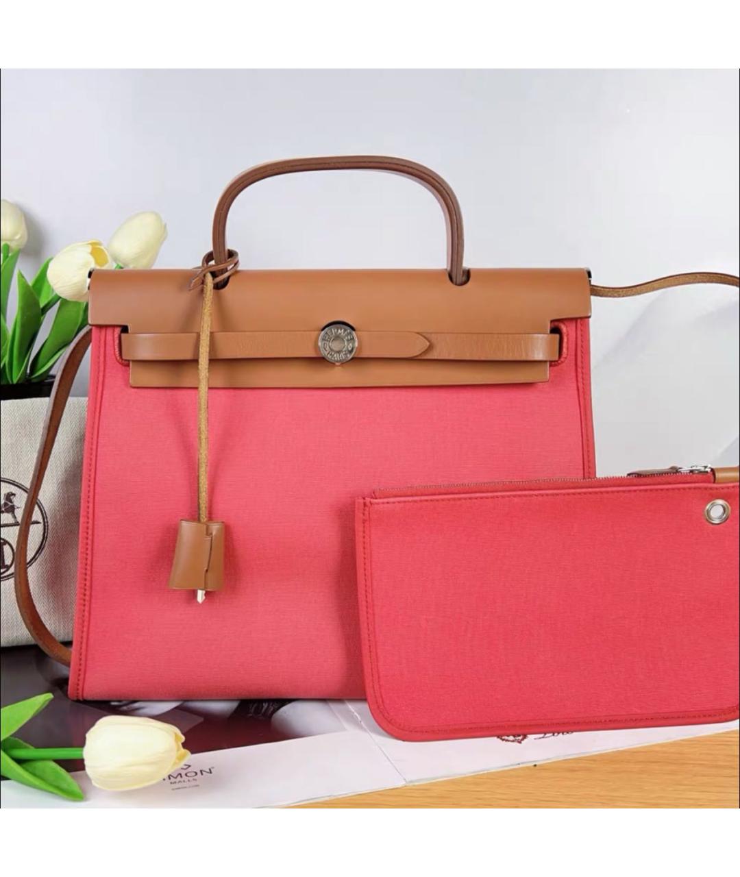 HERMES Кожаная сумка с короткими ручками, фото 4