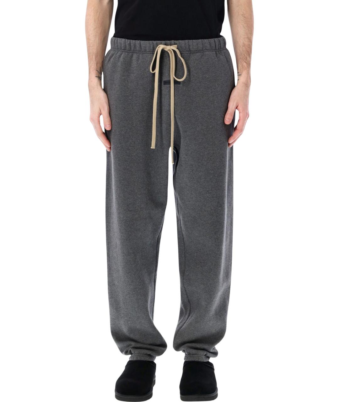 FEAR OF GOD ESSENTIALS Серые хлопковые повседневные брюки, фото 1
