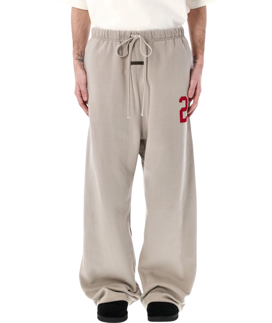 FEAR OF GOD ESSENTIALS Серые хлопковые повседневные брюки, фото 2