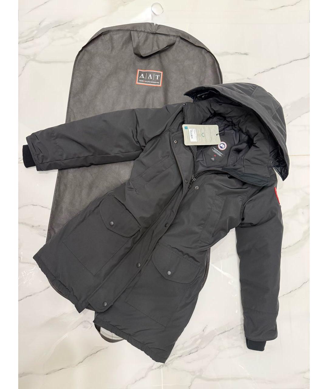 CANADA GOOSE Черный пуховик, фото 4