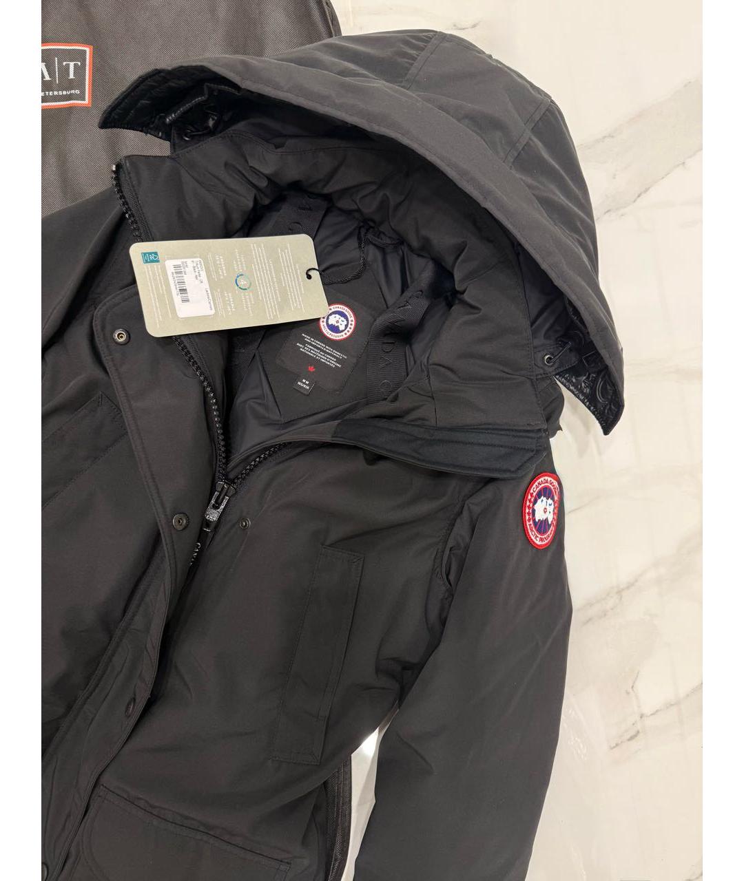 CANADA GOOSE Черный пуховик, фото 5