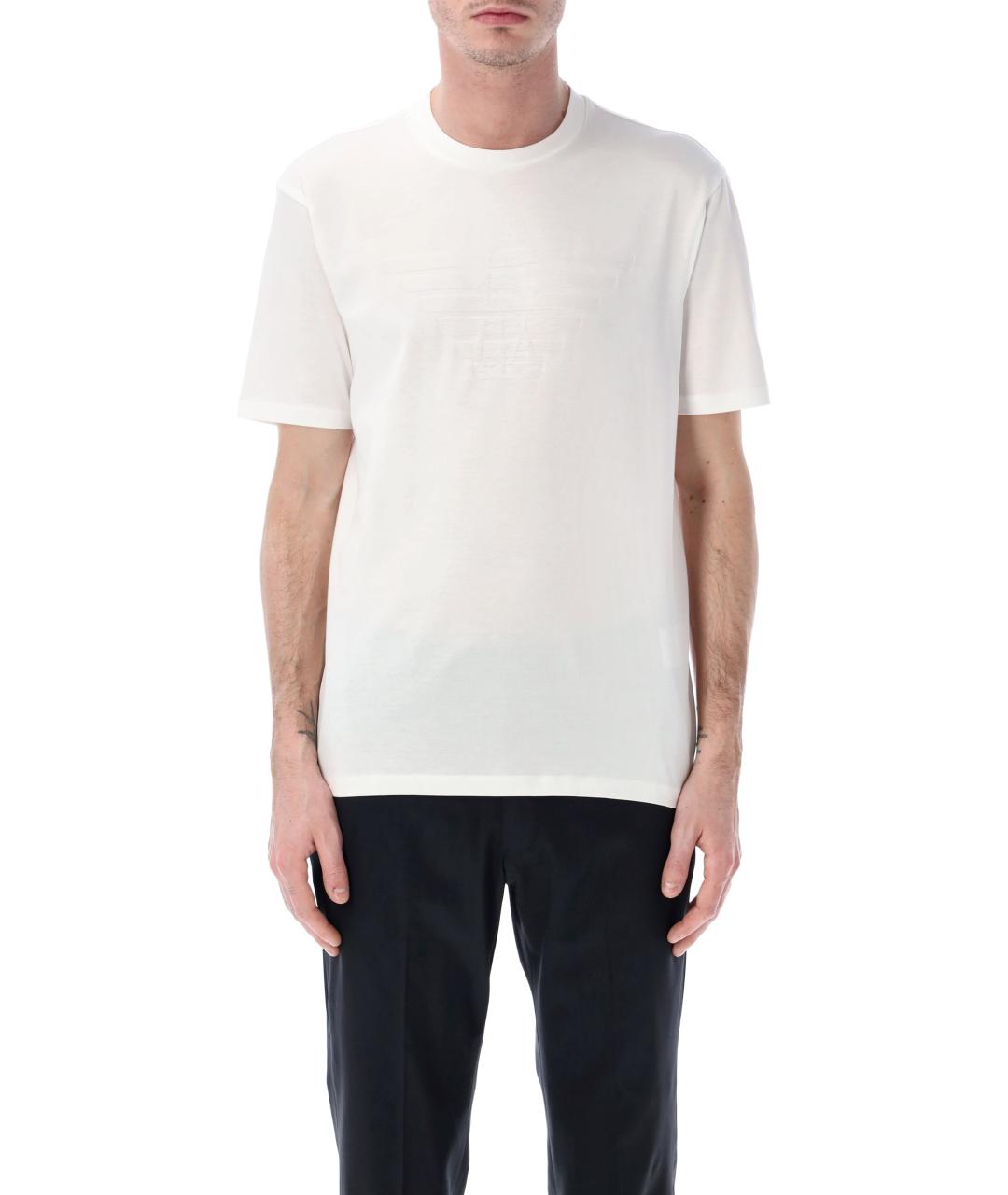 EMPORIO ARMANI Белая футболка, фото 1