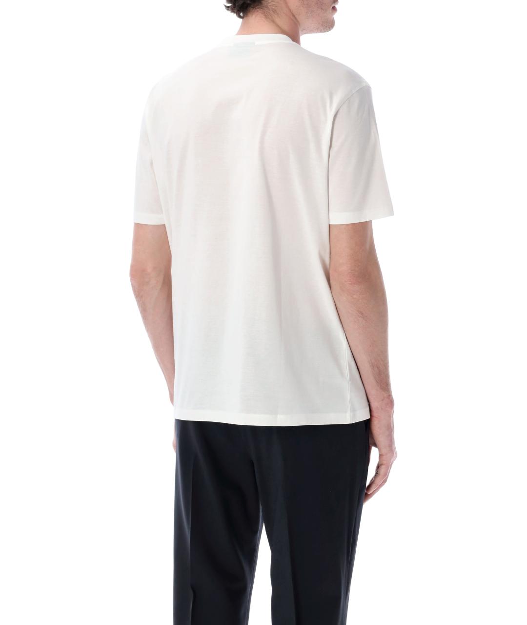 EMPORIO ARMANI Белая футболка, фото 2