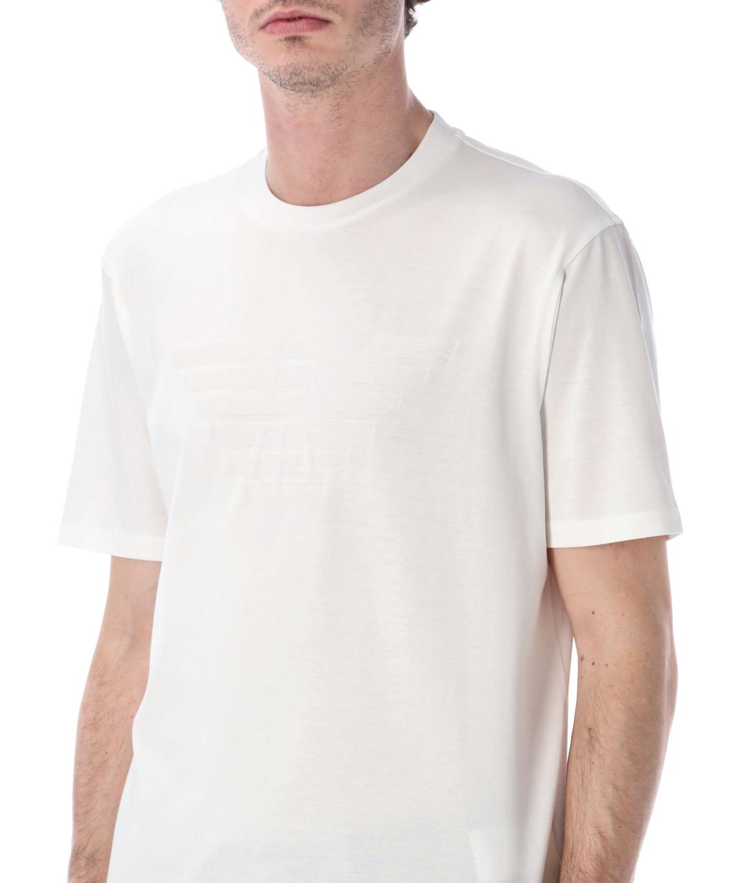 EMPORIO ARMANI Белая футболка, фото 3