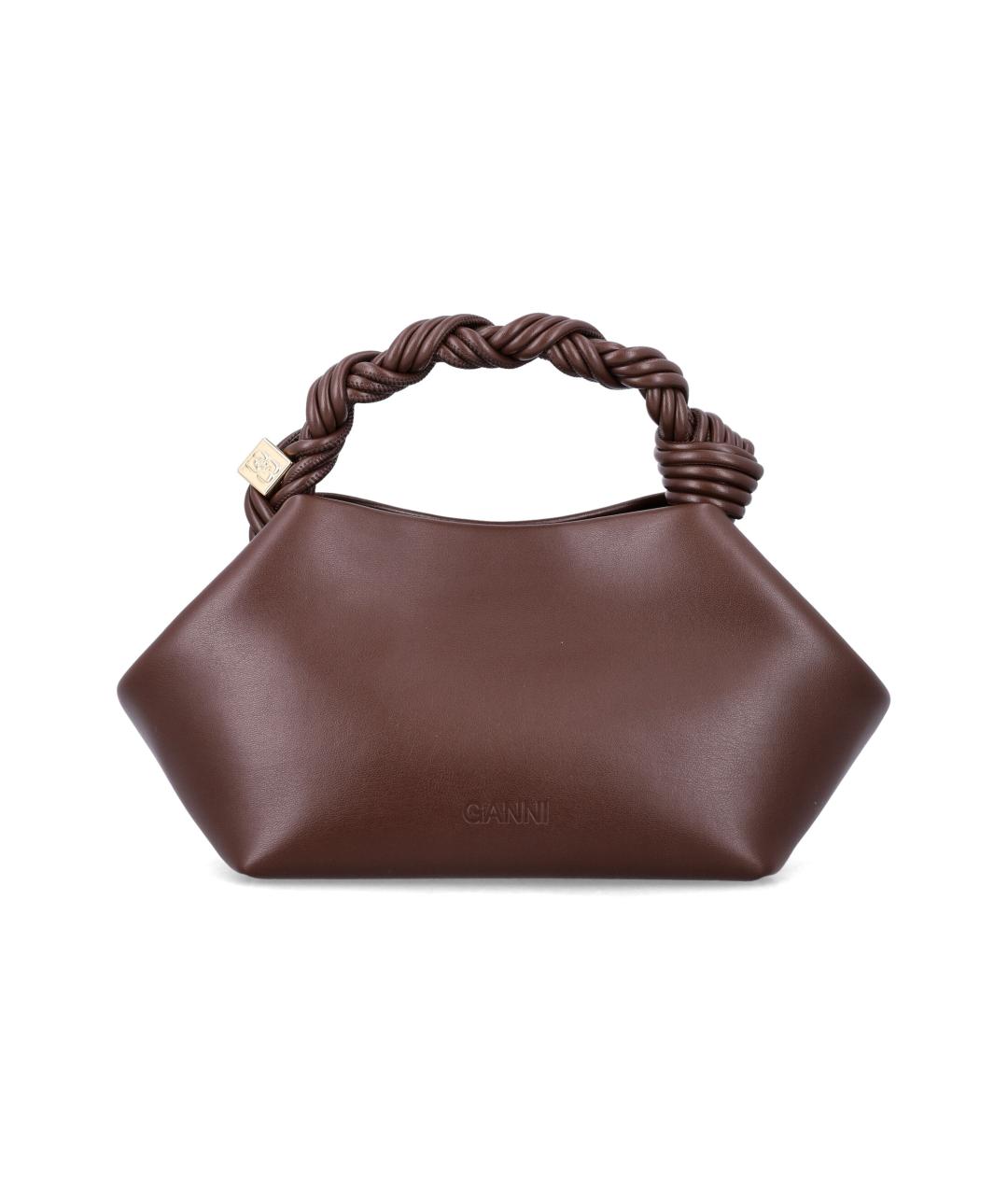 GANNI Коричневая сумка тоут, фото 3