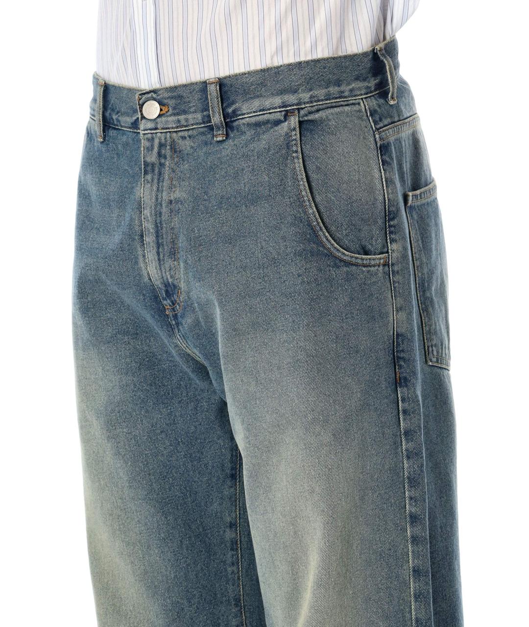 MFPEN Синие хлопковые прямые джинсы, фото 3