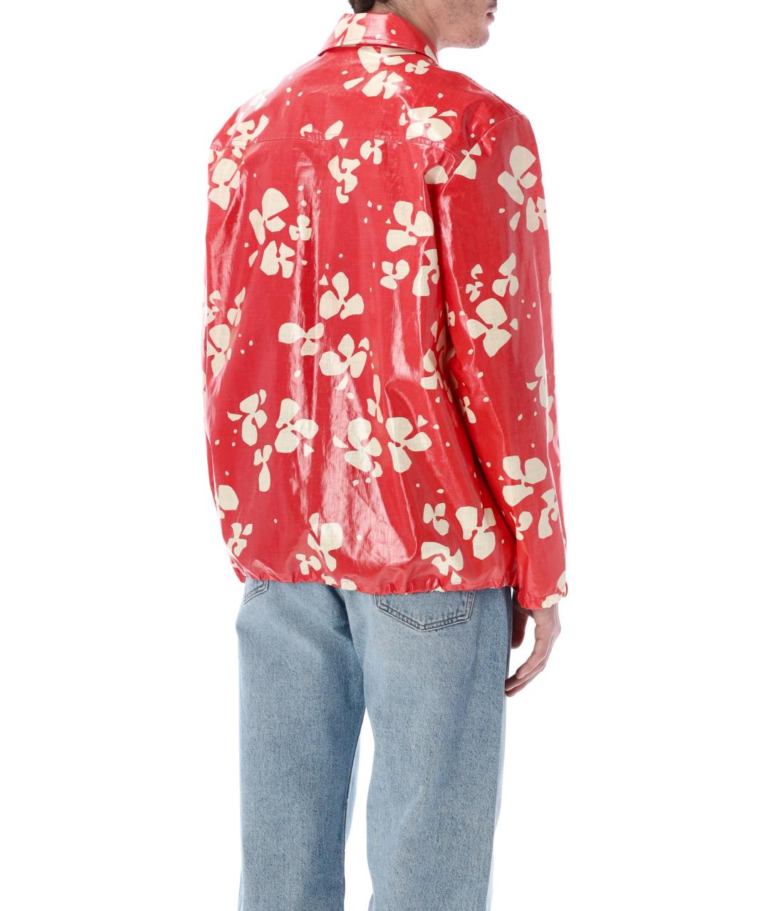 DRIES VAN NOTEN Красная хлопковая куртка, фото 2