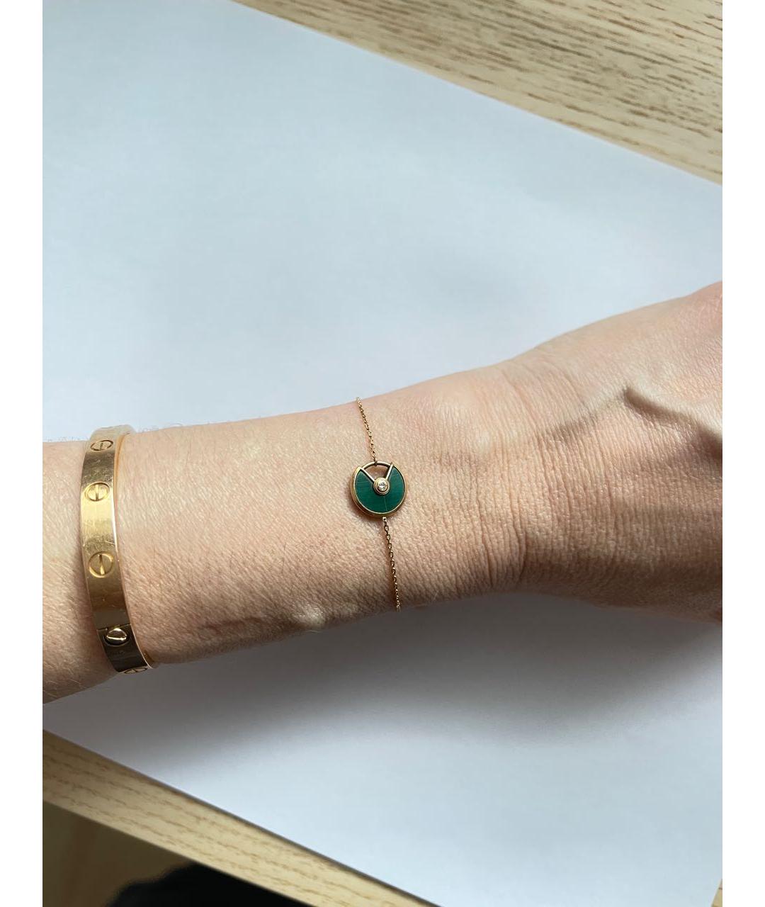 CARTIER Желтый браслет из розового золота, фото 8