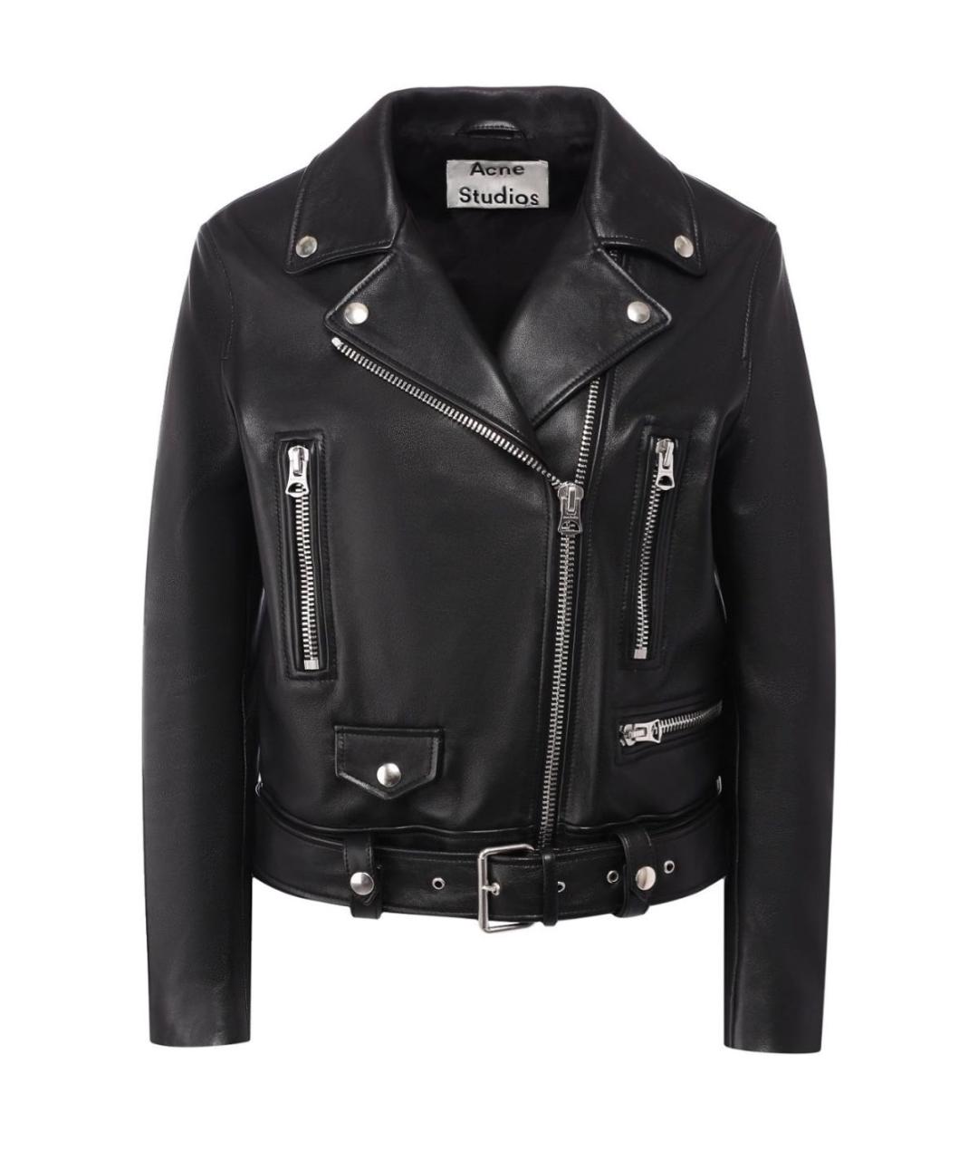 ACNE STUDIOS Черная кожаная куртка, фото 8