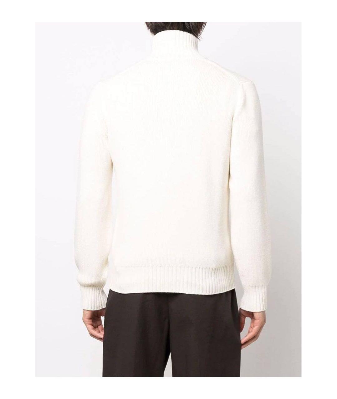 TOM FORD Бежевый шерстяной джемпер / свитер, фото 2