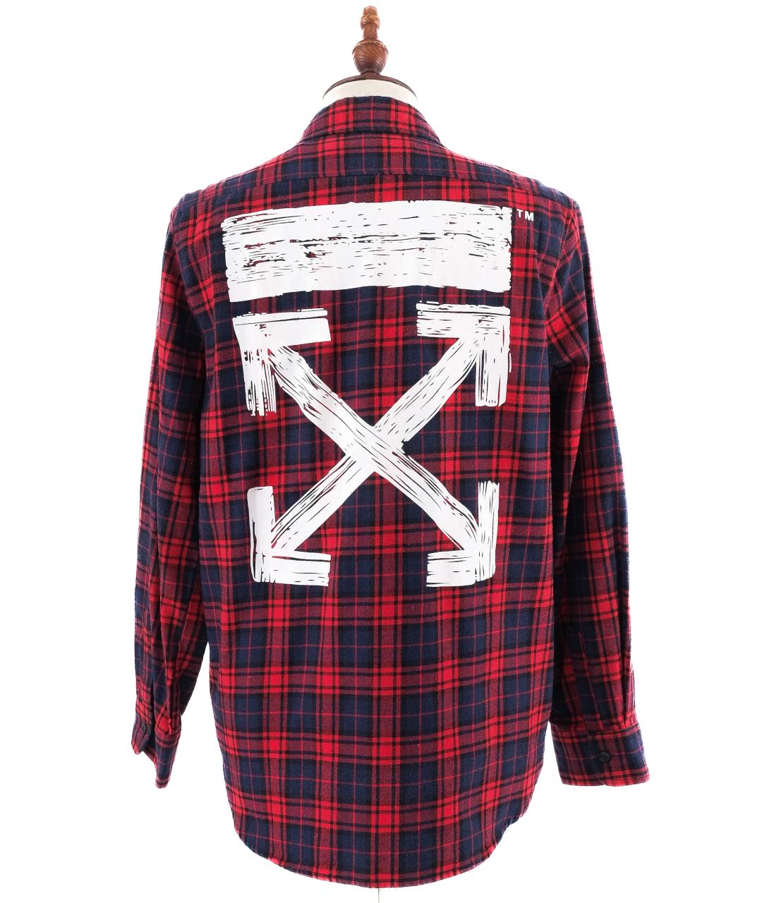 OFF-WHITE Красная хлопковая рубашка, фото 2