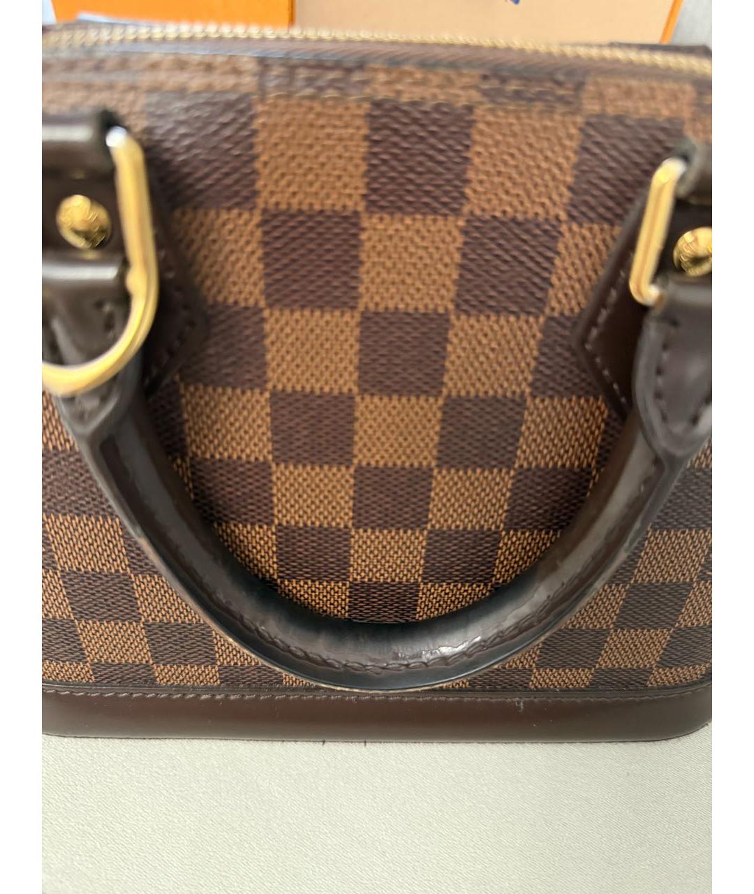 LOUIS VUITTON Коричневая сумка с короткими ручками, фото 6