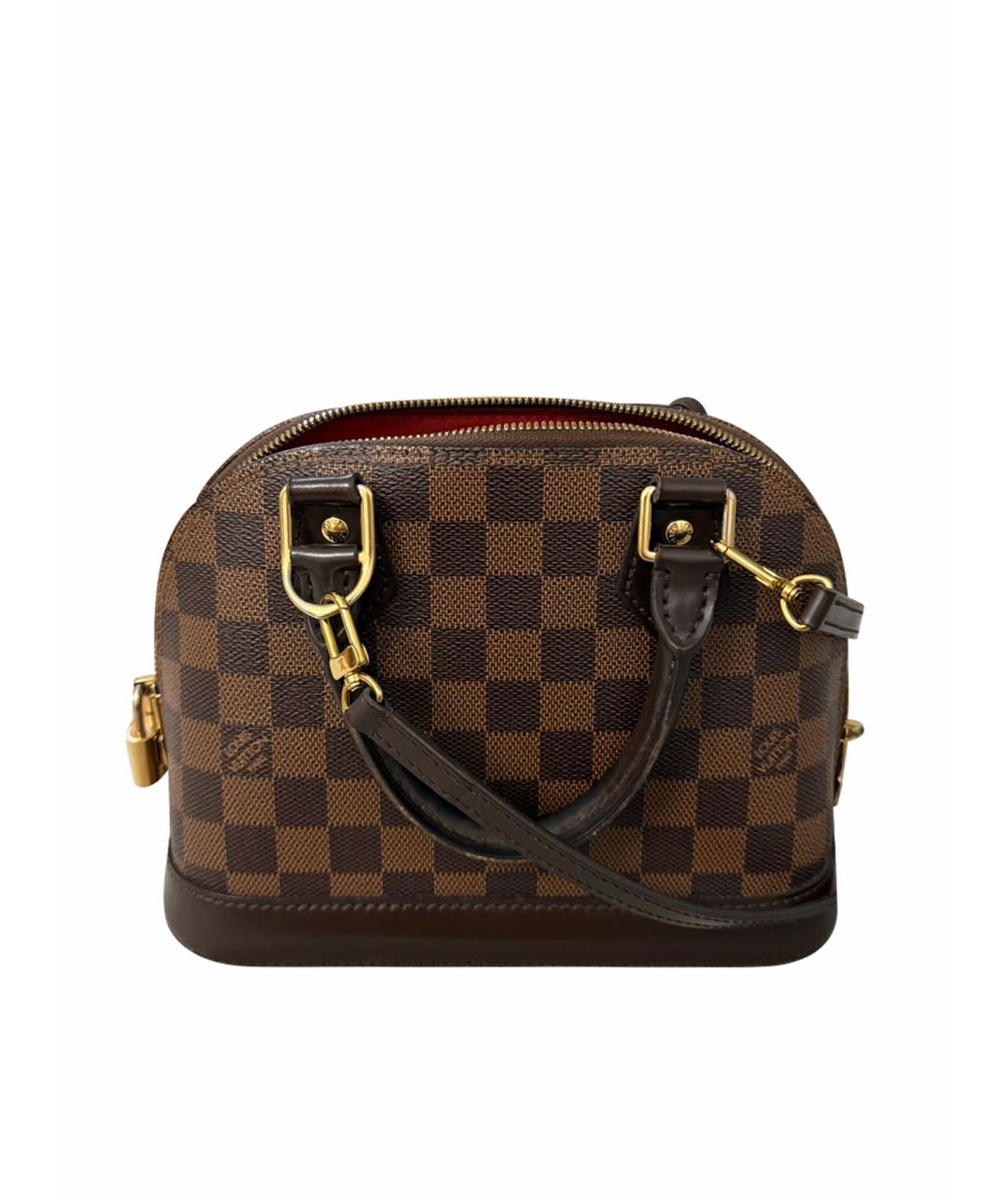 LOUIS VUITTON Коричневая сумка с короткими ручками, фото 1