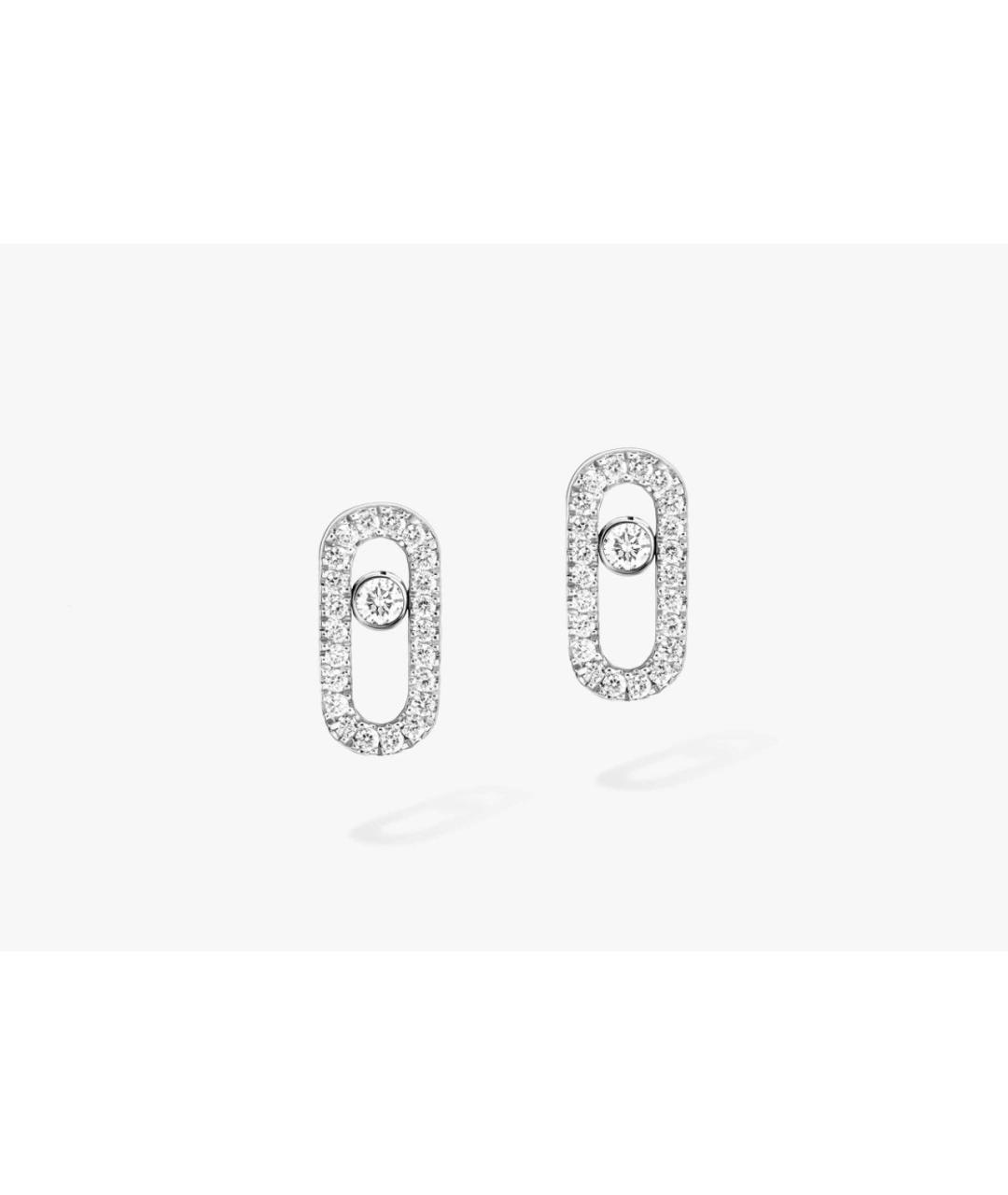 MESSIKA Серебряные серьги из белого золота, фото 5