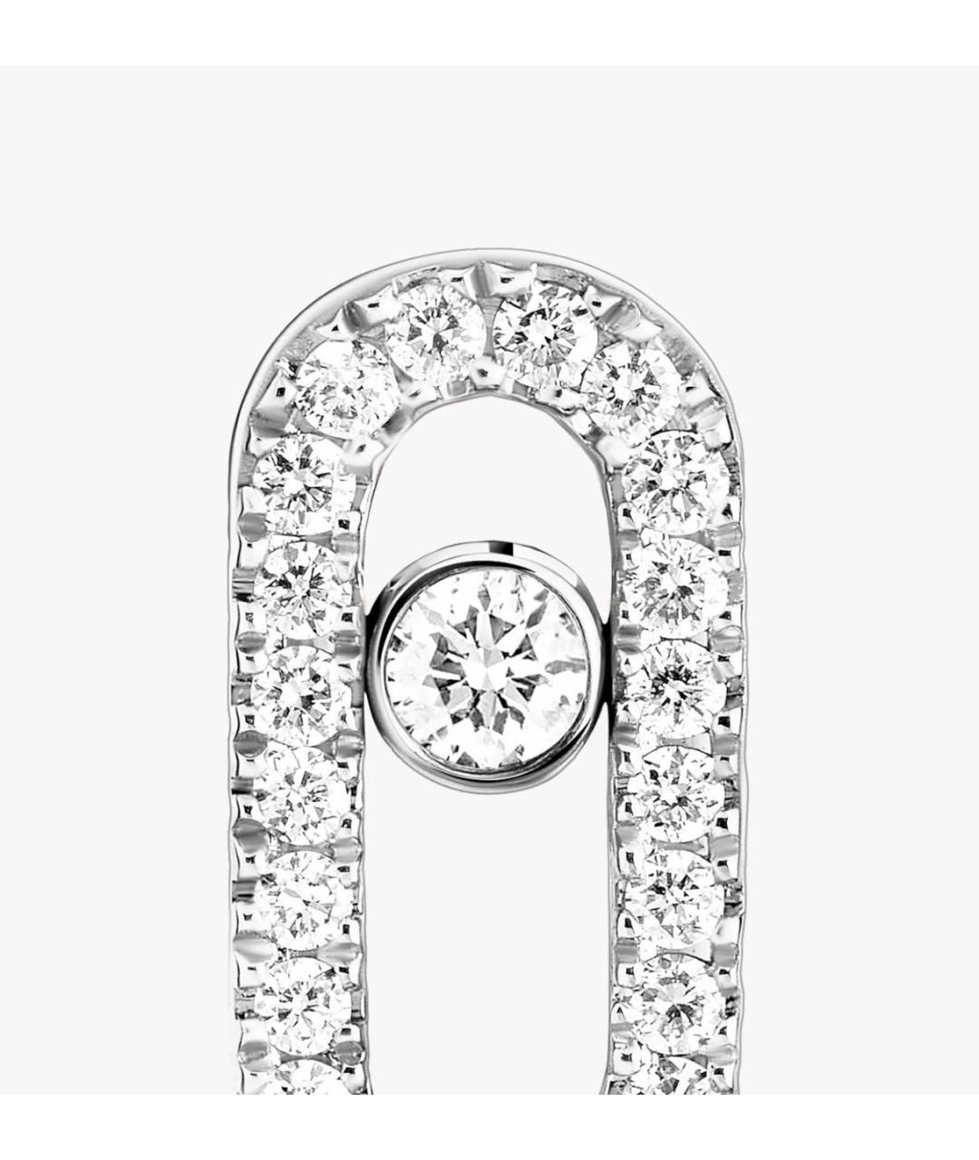 MESSIKA Серебряные серьги из белого золота, фото 3